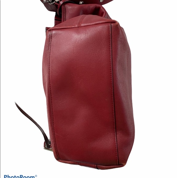 ❌SOLD❌Coach Legacy Duffel Shoulder Bag - Red - Picture 6 of 16